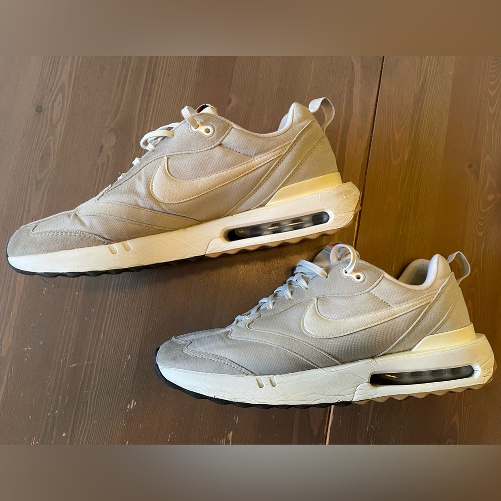 Nike Air Max Dawn Grey Fog Suede Sneakers - Size 12